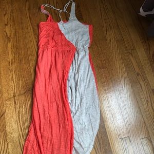 Anthropologie maxi dress with front slit. NWOT.